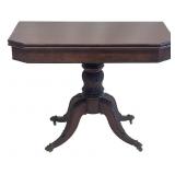 LABELED PROVIDENCE RI CLASSICAL CARD TABLE