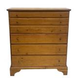NEW ENGLAND BLANKET CHEST OVER 3 DRAWERS