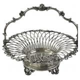 COIN SILVER BASKET BY BALL TOMPKINS & BLACK, NY