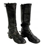 CIVIL WAR CAVALRY LEATHER BOOTS & SPURS