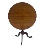 TILT TOP TEA TABLE, 1 ST FINISH LEGS & COLUMN &