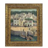 OIL / CANVAS, CONCARNEAU-BRETAGNE, LITTLE PORT