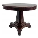 DIMINUTIVE MAHOGANY CENTER TABLE ATTRIB. TO ISAAC