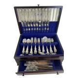 TIFFANY STERLING SILVER FLATWARE, ENGLISH KING