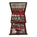 MASSIVE 161 PIECE SET OF STERLING SILVER FLATWARE