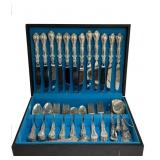 GORHAM, ALENCON LACE STERLING SILVER FLATWARE