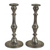 GORHAM STERLING SILVER 9 1/2' TALL CANDLESTICKS