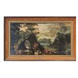 OIL / PANEL HENDRICK VAN CLEVE III, LANDSCAPE