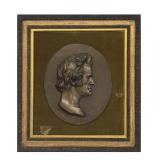 BRONZE BAS RELIEF BY LAUNT THOMPSON, 1860