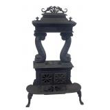 JOHNSON GEER & COX DOUBLE COLUMN PARLOR STOVE