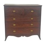 MAHOGANY HEPPLEWHITE INLAID BUTLERS DESK