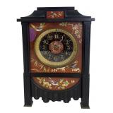 19THC. FRENCH AESTHETIC MOVEMENT BLACK SLATE CLOCK