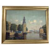 OIL / CANVAS NICOLAAS BRUYNESTEYN, SCENERY IN