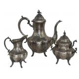 3 PC. REED & BARTON STERLING SILVER COFFEE SET