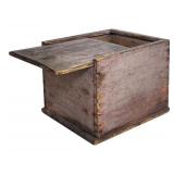 SLIDING LID CANDLEBOX IN MULBERRY PAINT