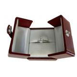 1.2 CARAT PEAR SHAPED SOLITAIRE IN 14KT WHITE GOLD