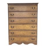 19THC. AMERICAN GRAIN PAINTED CHEST