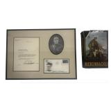 SGND LETTER & FIRST DAY COVER, EDDIE RICKENBACKER