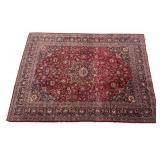 ROOMSIZE KASHAN CARPET, IRANIAN C. 1960