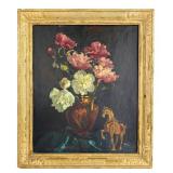 OIL / PANEL W. LESTER STEVENS N.A.,  STILL LIFE