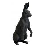 ENGLISH CAST LEAD LIFE SIZED HARE