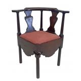 QUEEN ANNE CORNER CHAIR 31 3/4" X 28 1/2" X 25 1/2