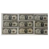 9 - 1929 NATIONAL CURRENCY $100 BILLS : 3 NY, 2