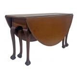 NY CHIPPENDALE DINING TABLE W/ BALL & CLAW FEET