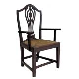 URN BACK FEDERAL ARM CHAIR