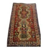 KURDISH KAZAK AREA RUG 102" X 55"
