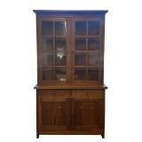 CONTEMPORARY STICKLEY CHINA CABINET, LIGHTED WITH
