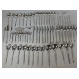 DANISH STERLING FLATWARE BY COHN "TRINITA" PATTERN