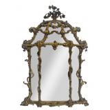 ITALIAN ROCOCO OVERMANTEL MIRROR,