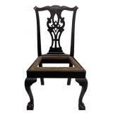 NY CHIPPENDALE DIAMOND BACK SIDE CHAIR