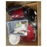 Box of kitchen ware