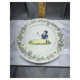 Disney gallery hand painted snow white plate