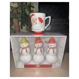 Christmas mug and candles