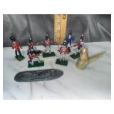 Metal toy soldiers