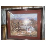 Fox hunt print