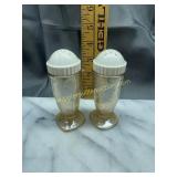 Carnival marigold salt and pepper shakers