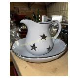 Pottery barn pitcher and basin