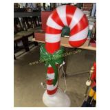 Candy cane blow mold