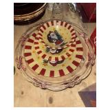 Christmas dishes and platter