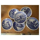 Royal Copenhagen mini display plates 3in