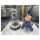 Eeyore coin bank and clock