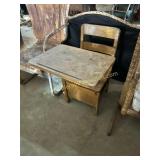 Vintage childï¿½s school desk
