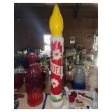 Candle Christmas blow mold