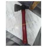 Red handle hatchet