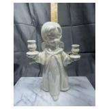 Ceramic angel candle holder