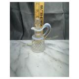 Opalescent moonstone cruet